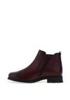 Gabor Leather Chelsea Ankle Boots, Wine