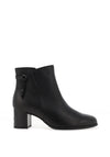 Gabor Leather Platform Ankle Boots, Black