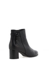 Gabor Leather Platform Ankle Boots, Black