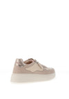 Gabor Suede Leather Gum Sole Trainers, Light Beige