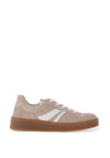 Gabor Suede Leather Gum Sole Trainers, Beige