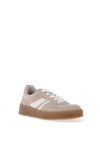 Gabor Suede Leather Gum Sole Trainers, Beige