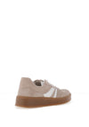 Gabor Suede Leather Gum Sole Trainers, Beige