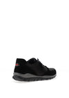 Gabor Rolling Soft Suede Comfort Trainers, Black