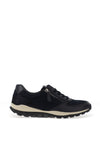 Gabor Rolling Soft Suede Comfort Trainers, Navy