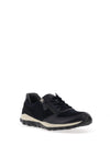 Gabor Rolling Soft Metallic Detail Trainers, Navy