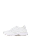 Gabor Rolling Soft Leather Laced Trainers, White