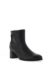Gabor Leather Tassel Block Heel Ankle Boots, Black
