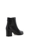 Gabor Leather Tassel Block Heel Ankle Boots, Black