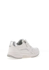 Gabor Rolling Soft Leather Side Zip Trainers, White