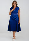 Gabriela Sanchez Sequin Embellished Satin Dress, Royal Blue