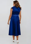 Gabriela Sanchez Sequin Embellished Satin Dress, Royal Blue