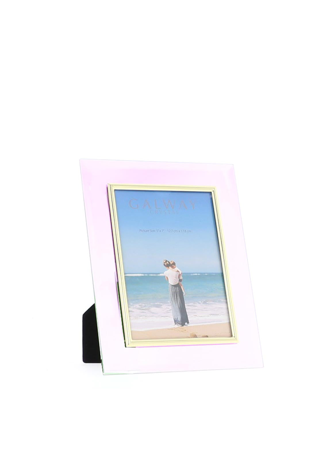 Galway Crystal Lustre Iridescent Glass Photo Frame, 4” X 6”
