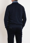 Gant Flamme Cotton Crew Neck Sweater, Evening Blue