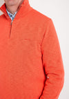 Gant Flamme Half Zip Sweater, Sunset Pink