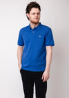 Gant Texture Stripe Polo Shirt, Rich Blue