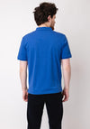 Gant Texture Stripe Polo Shirt, Rich Blue