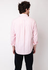 Gant Dobby Dot Stripe Shirt, Geranium Pink