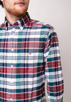 Gant Oxford Classic Check Shirt, Ruby Red Multi