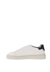 Gant Mc Julien Leather Trainer, White & Marine