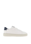 Gant Mc Juilen Leather Trainers, White & Marine