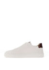 Gant Mc Juilen Leather Trainers, White & Tan