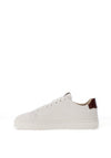 Gant Mc Juilen Leather Trainers, White & Cognac