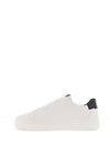 Gant Mc Juilen Leather Trainers, White & Marine