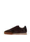 Gant Baylle Leather & Suede Trainers, Dark Brown