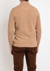Gant Cotton Pique Polo Sweater, Dark Khaki