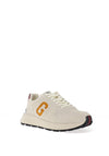 Gant Ronder Suede Trainers, White & Yellow