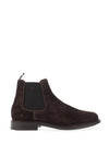 Gant St Fairkon Suede Chelsea Boot, Dark Brown