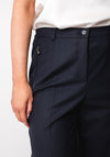 Gardeur Karen Straight Leg Tailored Trousers, Dark Navy