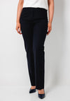 Gardeur Kayla Tailored Straight Leg Trousers, Navy