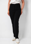 Gardeur Kayla Tailored Straight Leg Trousers, Black