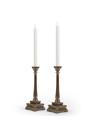 Genesis Oriental Candle Holder Set of 2
