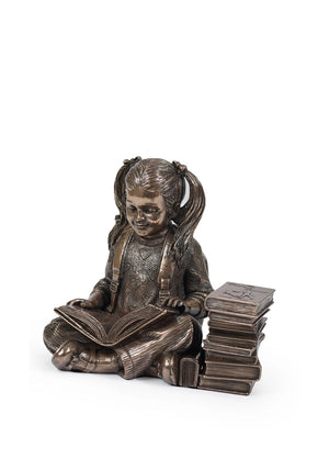 Genesis Reading Time Girl Sculpture