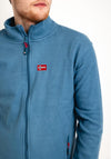 Geo Norway Full Zip Fleece, Petrol