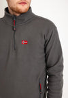 Geo Norway Half Zip Fleece, Dark Grey