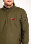 Geo Norway Half Zip Fleece, Khaki