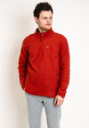 Geo Norway Half Zip Fleece, Rust