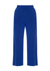 Georgedé Elasticated Waist Wide Leg Jersey Trouser, Royal Blue