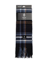 Serafina Collection Mens Tartan Scarf, Blue