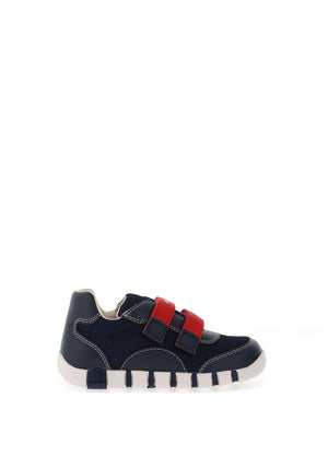 Geox Baby Boy Lupidoo Mesh Mix Trainer, Navy