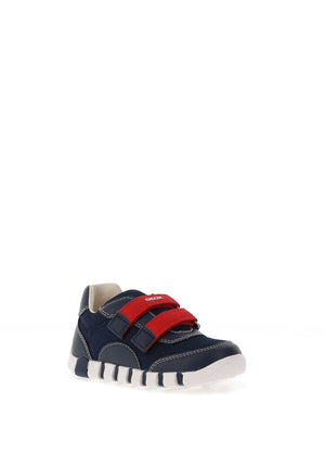 Geox Baby Boy Lupidoo Mesh Mix Trainer, Navy
