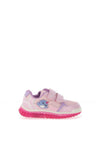Geox Baby Girl Lightyloo Velcro Trainer, Pink