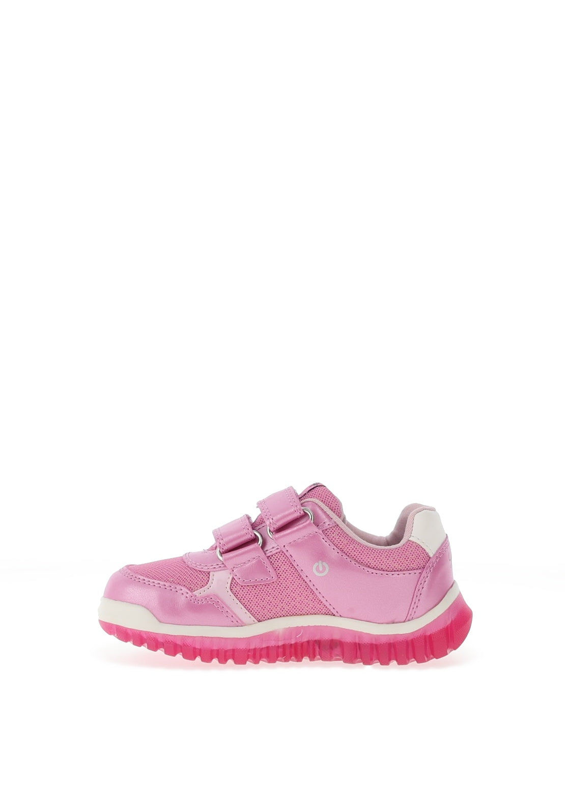 Geox Baby Girl Lightyloo Velcro Trainer, Pink