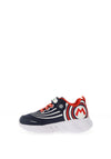 Geox Boys Assister Light Up Trainer, Navy