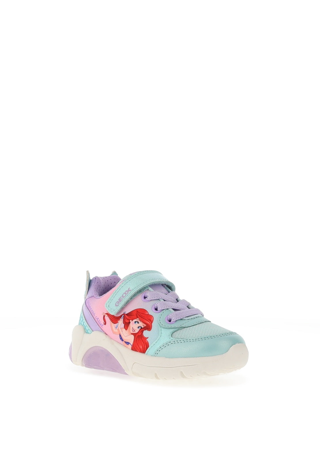 Geox Girls Fadinlight Light Up Trainer, Blue
