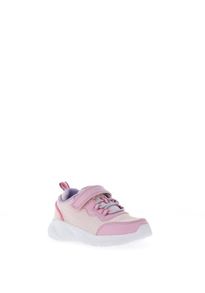 Geox Baby Girls Sprintye Mesh Upper Velcro Trainers, Pink